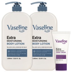 바세린 바디로션 대용량 1000ml 2개+60ml 향좋은 고보습 퍼퓸 남자 여자 보습제