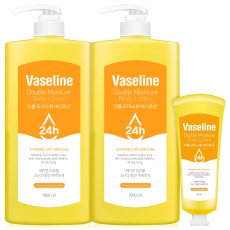 2+1 바세린 바디로션 대용량 1000ml 2개+60ml 데일리 고보습 보습제 살냄새
