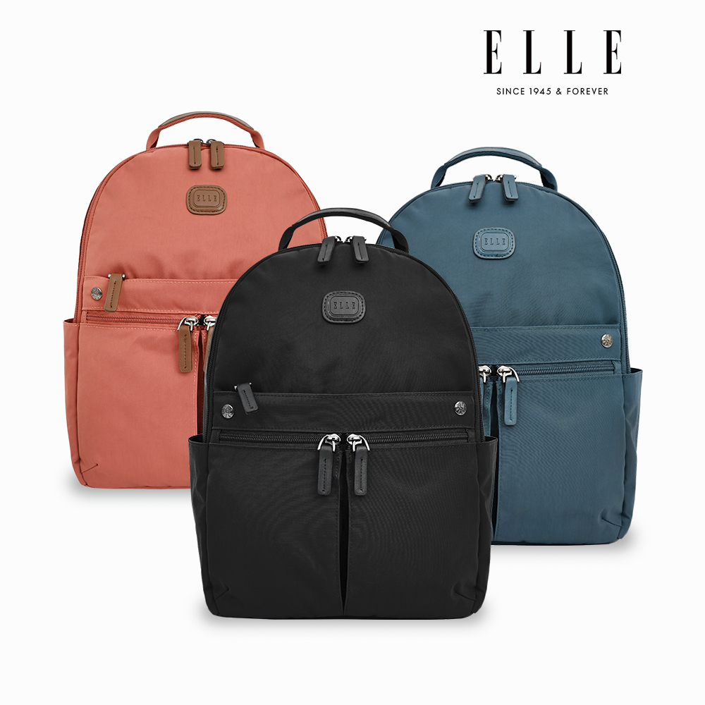 엘르 여성 백팩 미니백팩 나일론 데일리 직장인 경량 가벼운 백 팩