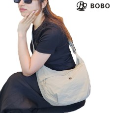 BOBO 유럽 여행용 크로스백 방검 RFID차단 도난방지 슬링백 크로와상가방 B6308