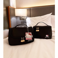 헬로키티 메이크업 파우치 산리오 키티가방 화장품 여행용 대용량 메이크업박스 나일론탑핸들