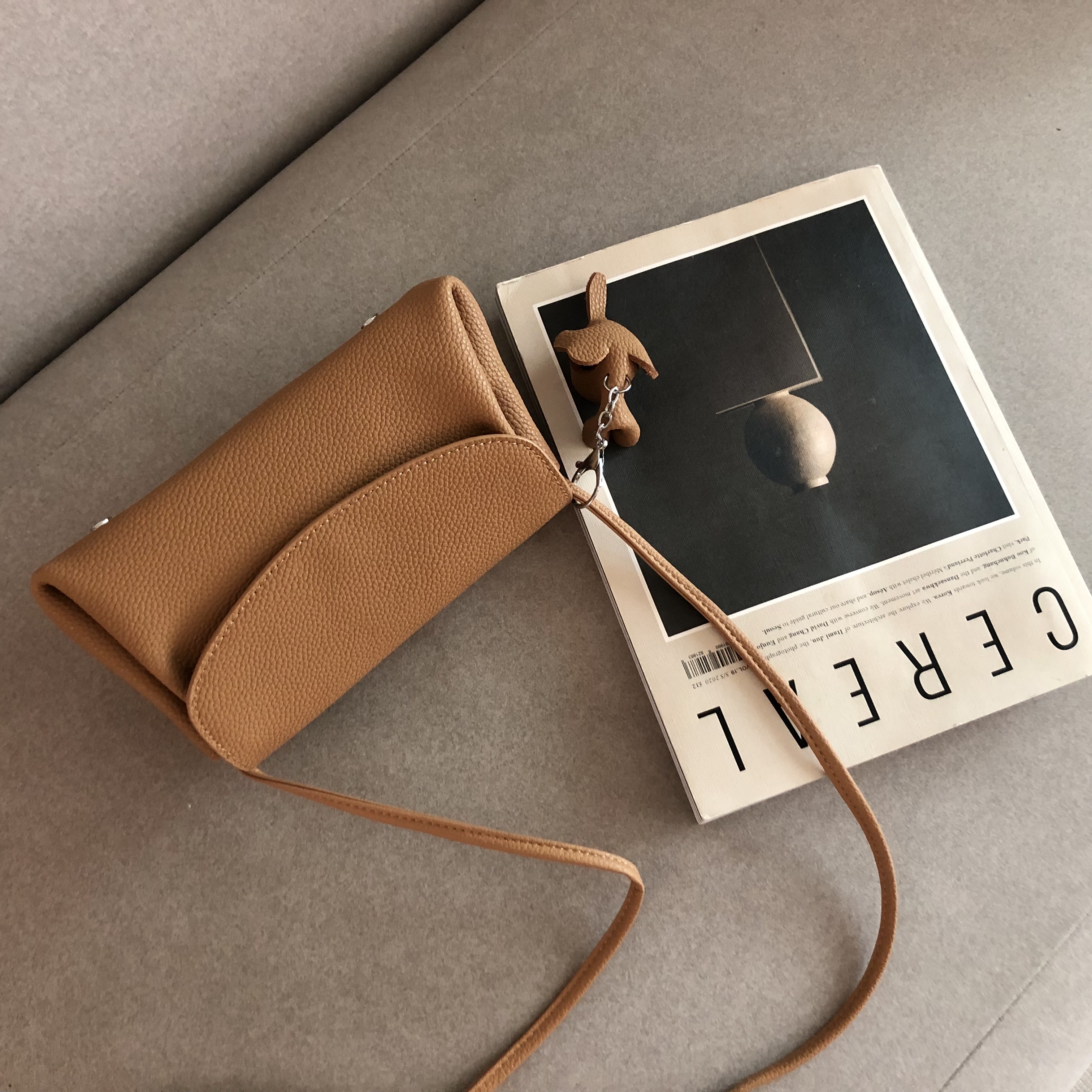 소가죽 미니 크로스백 여성 데일리 숄더백