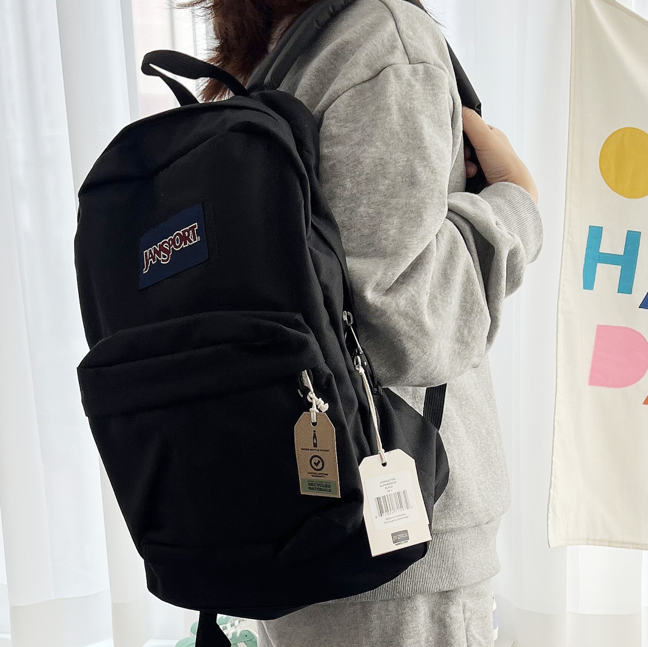 잔스포츠 백팩 책가방 크로스타운 슈퍼브레이크 초등 중고등학생 학원 여행 소풍가방 블랙 레드