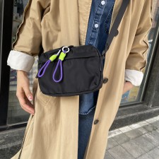 수납 여행용 크로스백 나일론 유럽여행가방 핸드폰 가벼운 탬버린백 슬링백 해외 미니백