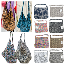 (국내매장판) 이미스 레오파드 페이즐리 플라워 여름 호피 에코백