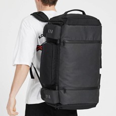 OZUKO 오주코 대용량 대형 캐리어 백팩 더블백 캠핑 블랙 여행 전술 헬스 운동 스포츠 배낭