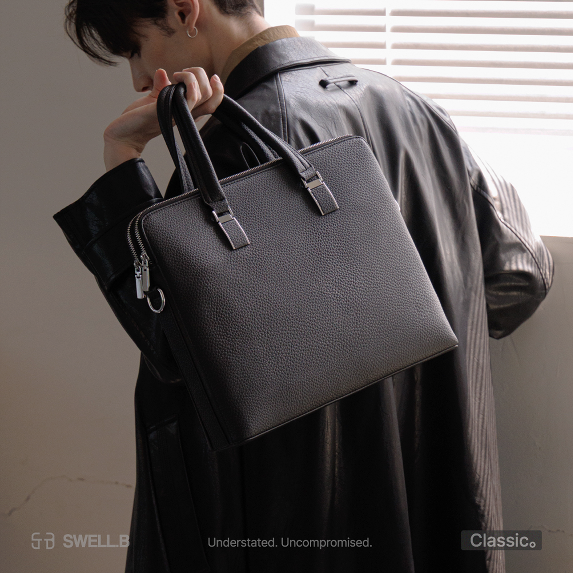 스웰덤 남자 가죽 서류가방 사피아노 6종 브리프케이스 노트북 사무용 직장인 정장 가방