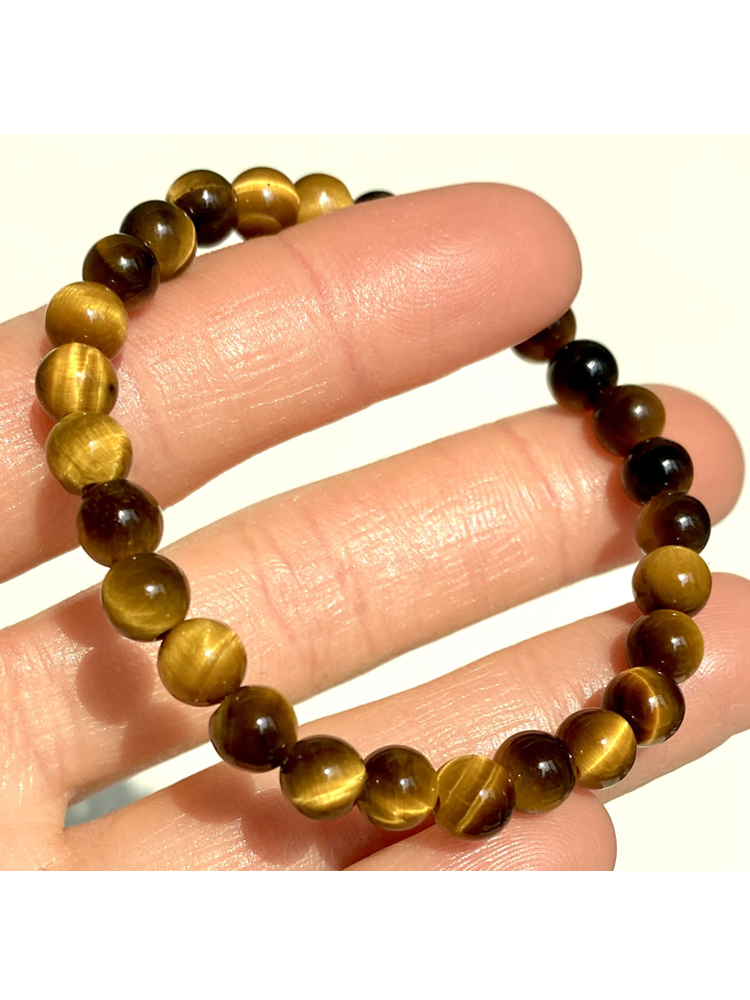 호안석 원석팔찌 고급 천연석 염주 재물운 금전운