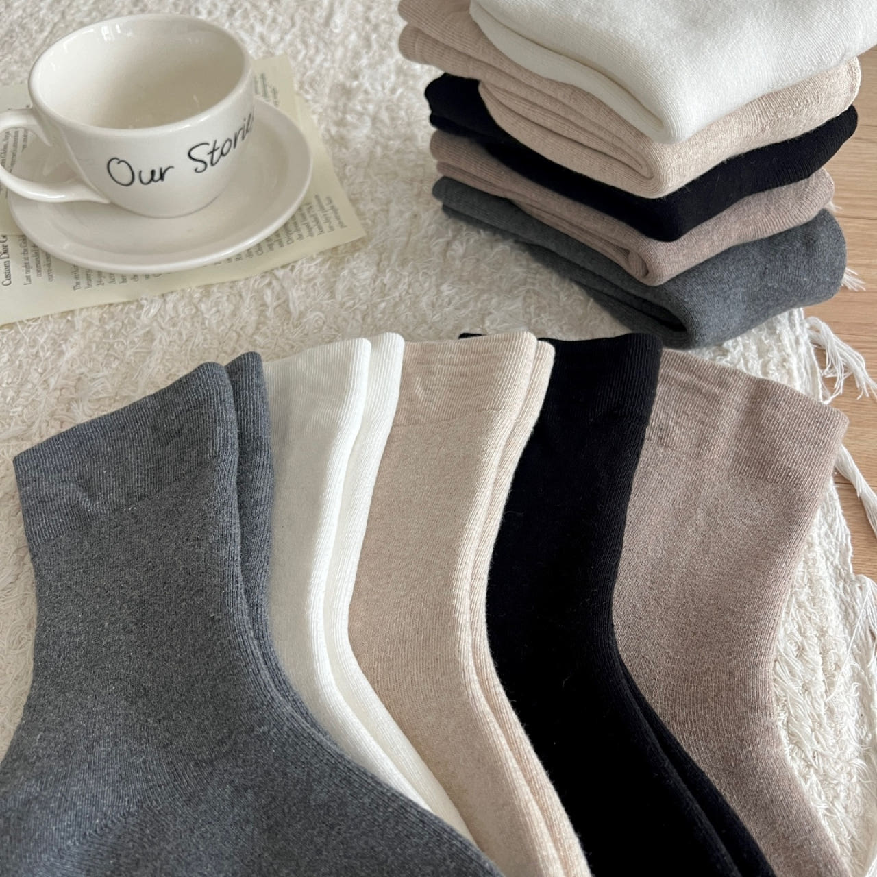 국산 두꺼운 무압박 기모양말 따뜻한 통파일 임산부 조리원 방한 쿠션 산모 수면 겨울양말