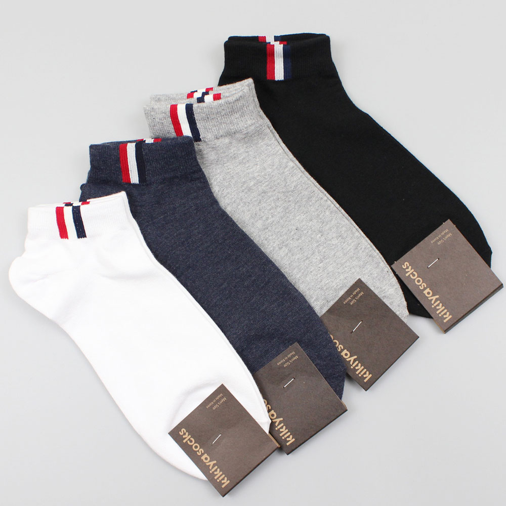 남성 단목 중목 흰양말 신사 캐주얼 정장 패션