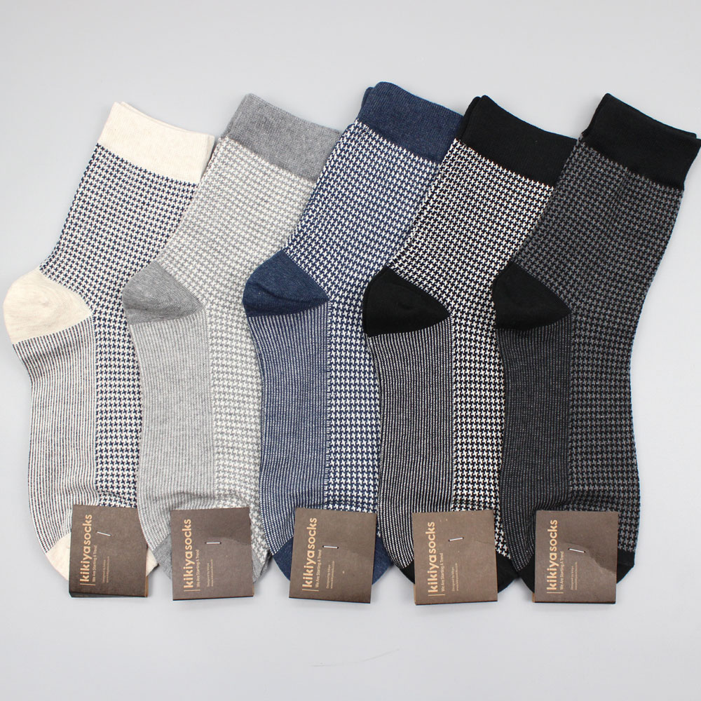 남성 단목 중목 흰양말 신사 캐주얼 정장 패션