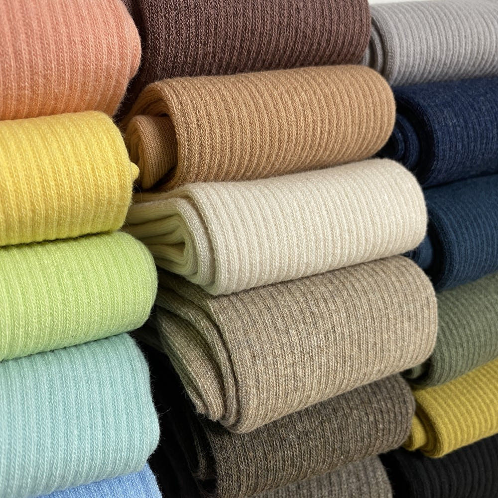 국산 면 무압박 학생 임산부 무지 골지 흰 검정 긴목 돌돌이 산모 조리원 양말