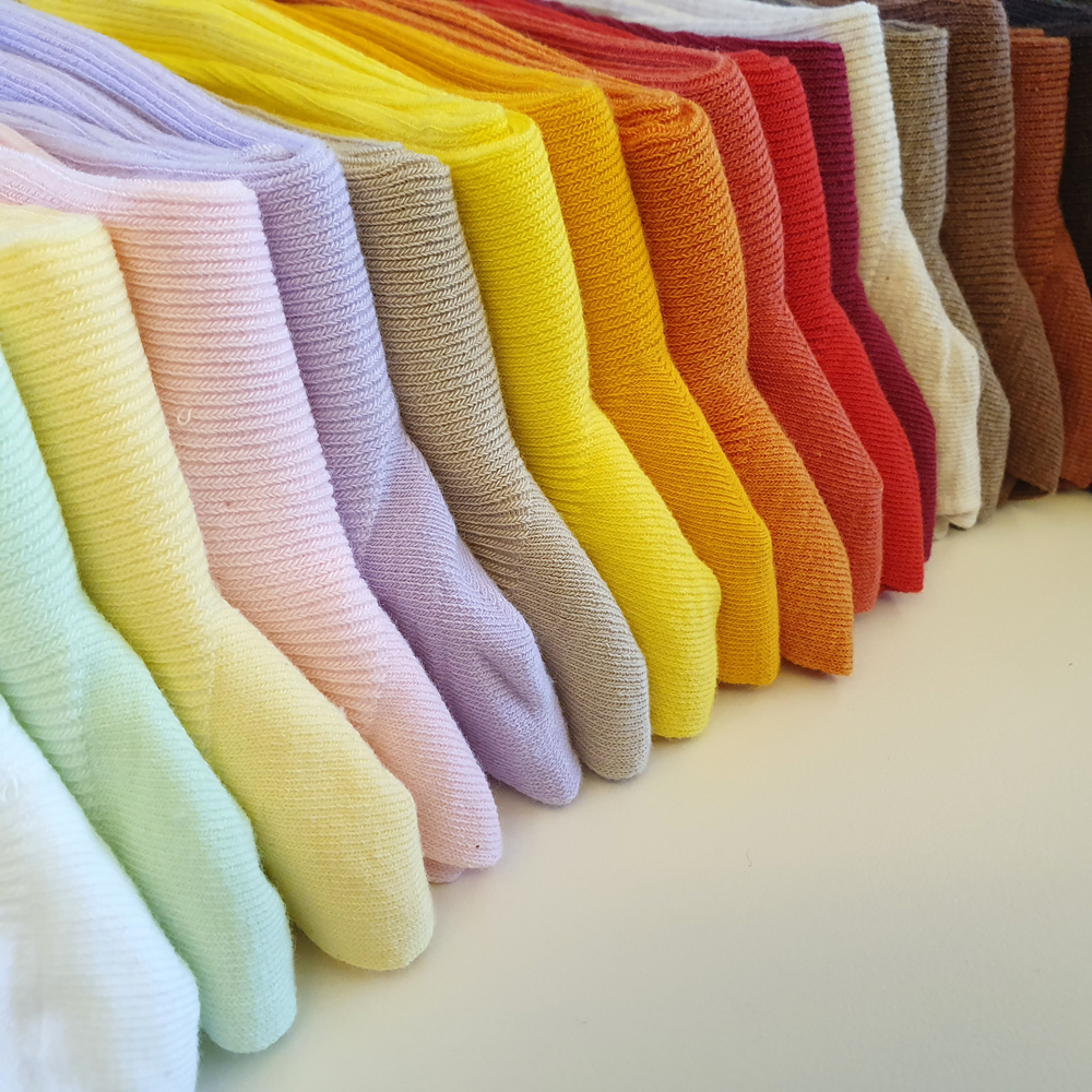 국산 면 무압박 학생 임산부 무지 골지 흰 검정 긴목 돌돌이 산모 조리원 양말