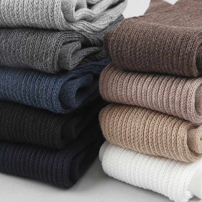 국산 면 양말 무지 세트 무압박 임산부 장목 긴 골지 기본 학생 흰 검정 10켤레