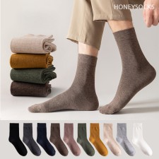 남자 면 양말 세트 정장 신사 중목 장목 단목 10켤레 국산 흰 검정 순면 골지