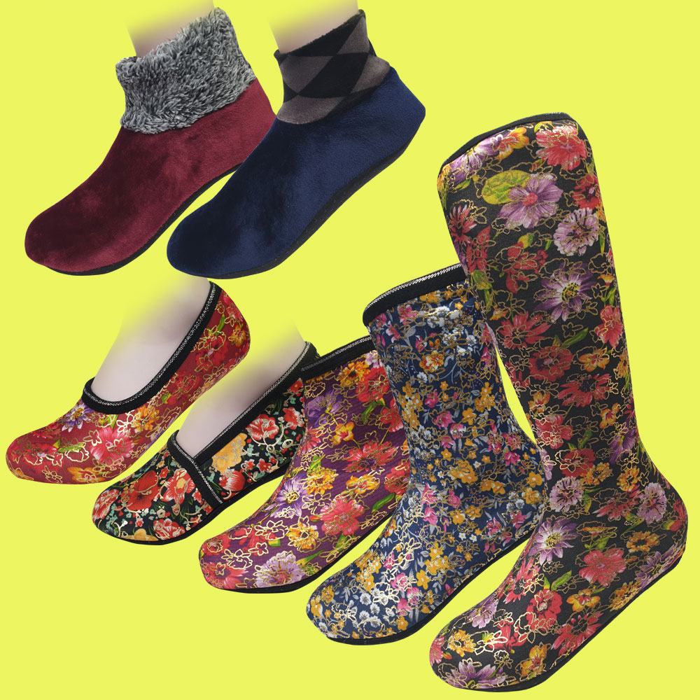 요술버선 기모털덧신 겨울덧버선 양털 보온방한 할머니 맨발걷기 발열양말