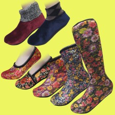 요술버선 기모털덧신 겨울덧버선 양털 보온방한 할머니 맨발걷기 발열양말