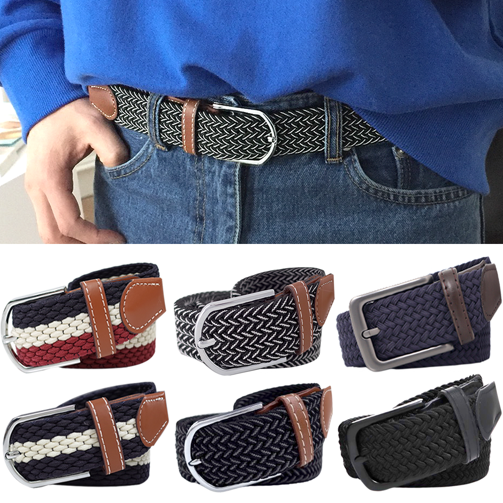 남자벨트 청바지 스판 꽈배기 골프 허리띠 고무줄