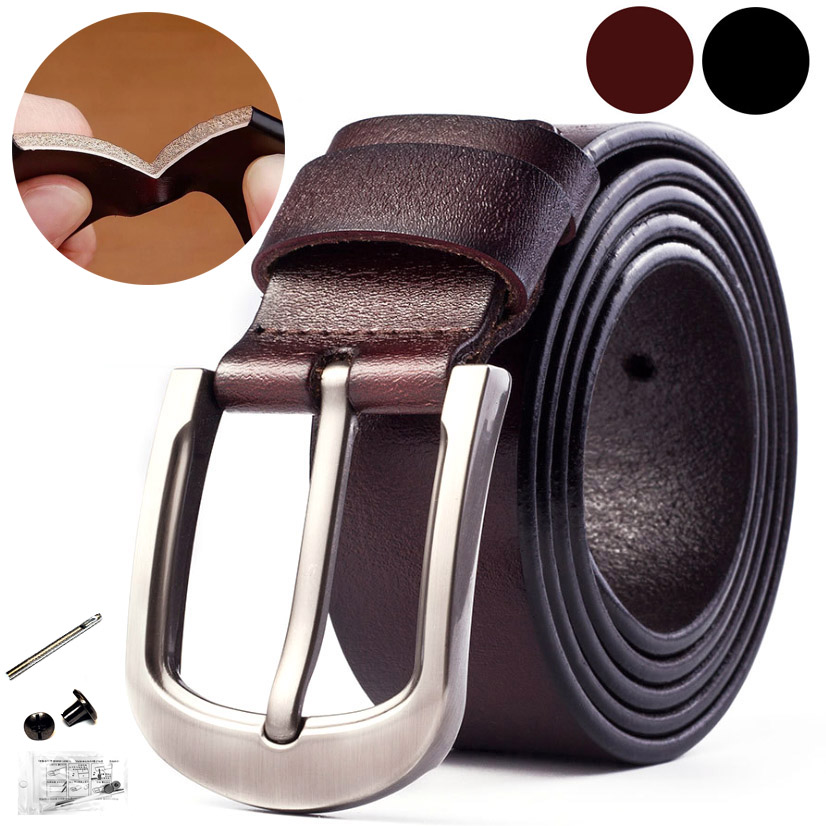 공방 소가죽 벨트 (펀칭봉+나사+설명서) 가죽 허리띠 밸트 혁대 통가죽 벨트