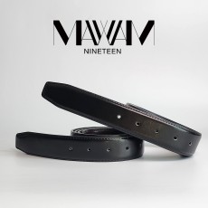 메이나인틴 남성 명품 교체용 양면 벨트끈 정장 허리띠 2.9cm