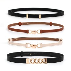 여성 원피스벨트 얇은 정장 가죽 슬림 벨트