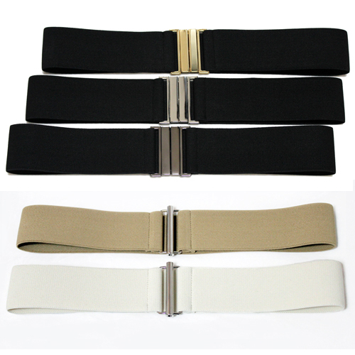 폭5cm 패딩용벨트(블랙 화이트 아이보리)밴딩벨트 와이드 주름셔링 스판 롱패딩벨트 코트용