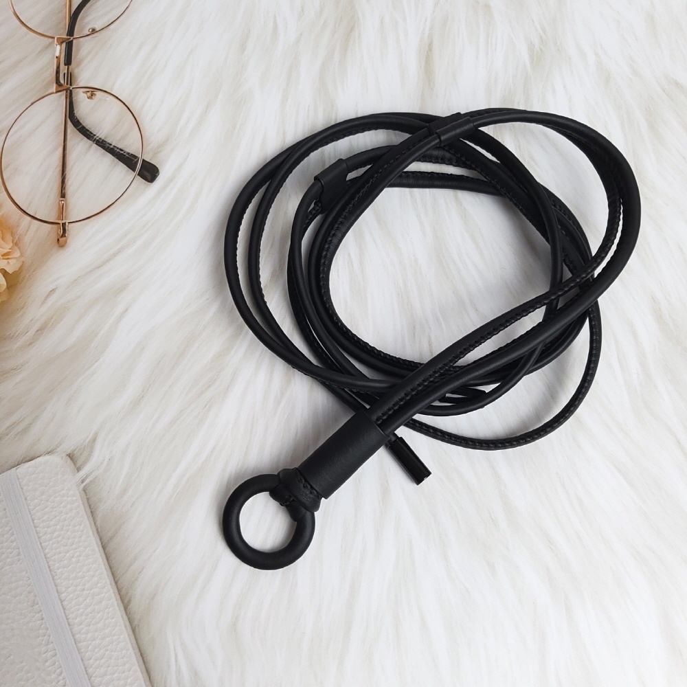 원피스 코트 여성 슬림 여자허리띠 가죽 끈 벨트