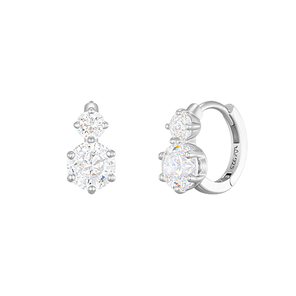 [N배송][재구매율 1위/아이유착용] 제이에스티나 WHITEMOND 귀걸이 or 목걸이 택1