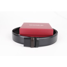 몽블랑 남자벨트 호환 명품 정장 허리띠 가죽끈 혁띠 교체 양면 29/120+벨트고리 블랙