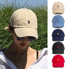 폴로 캡 모자 랄프로렌 볼캡 치노