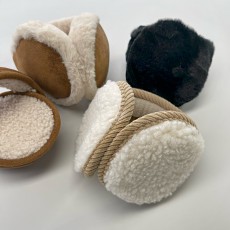 방한 귀마개 겨울 귀도리 털귀마개 이어머프 양털 접이식 귀덮개 퍼 이어워머 여성 남자