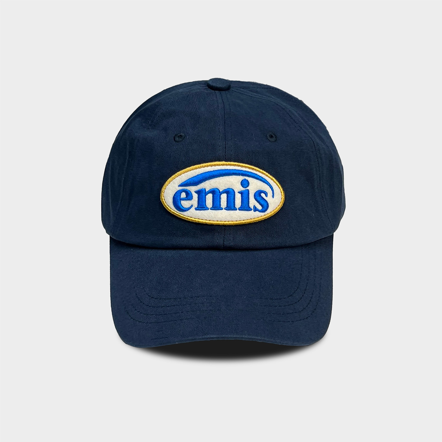 EMIS 이미스 25FW 뉴로고 와펜 볼캡 모자(그린/네이비/브라운/블루/베이지/블랙)