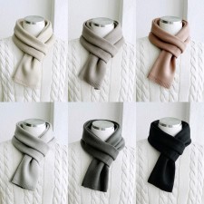 목도리 남자 여자 목도리 커플 쁘띠 미니 겨울 니트 울터치 짧은 숏 부드러운 머플러