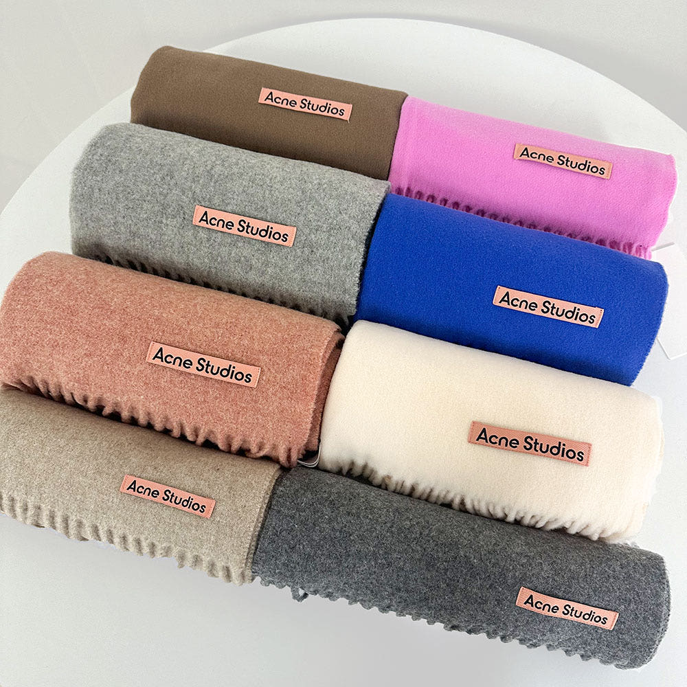 아크네 머플러 목도리 네로우 스키니 전색상,쇼핑백 가품구별법