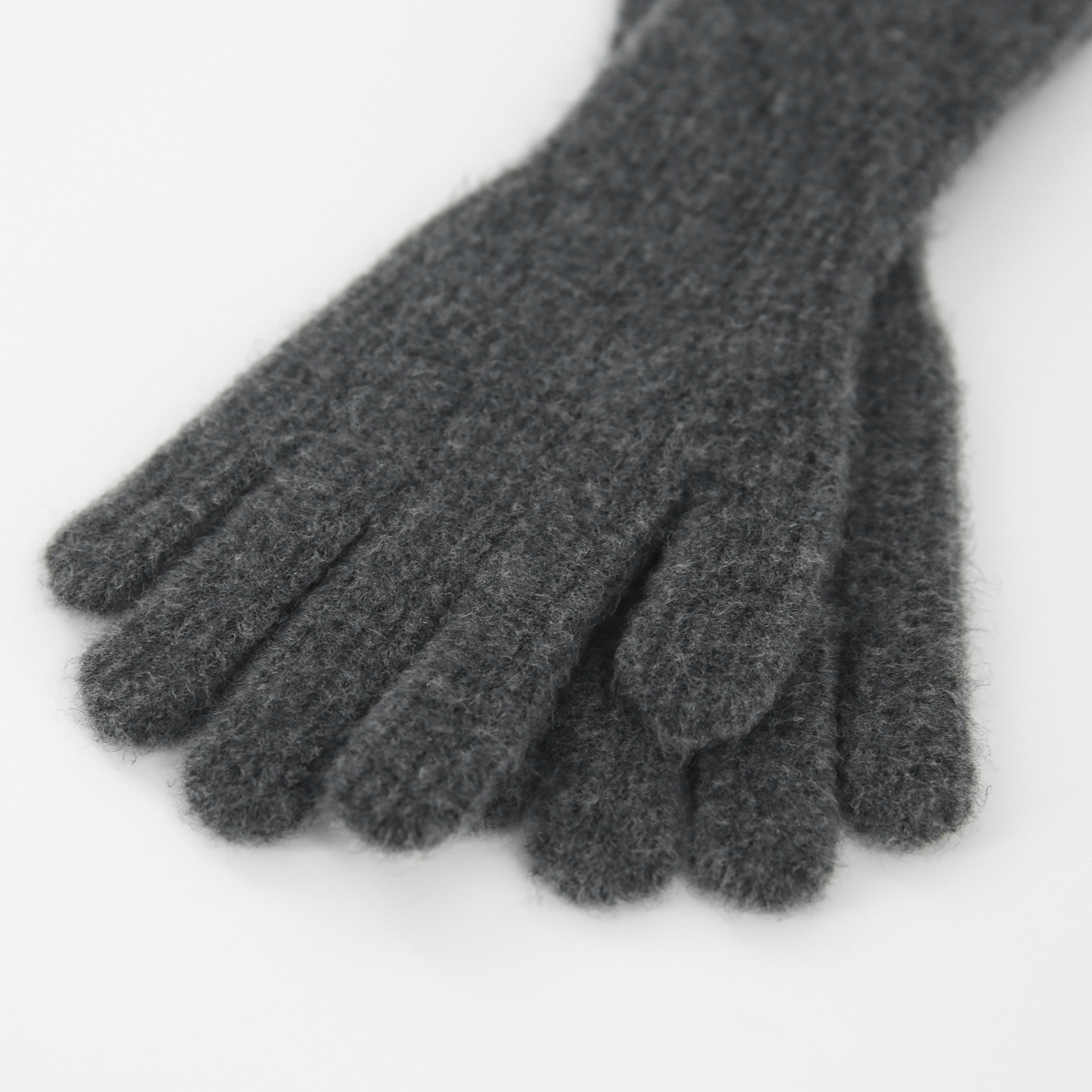 여성 울 니트 장갑 스마트 폰 터치 핑거 홀 손가락 구멍 커플 방한 겨울 롱