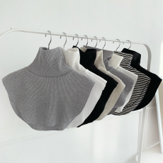 페이크목폴라 니트넥워머 목플러 가짜공갈티