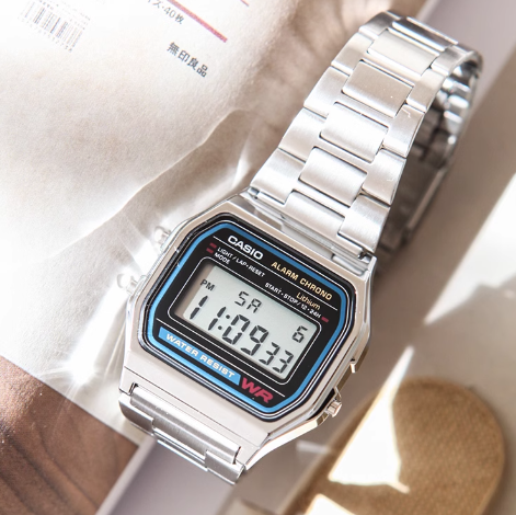 카시오 군대시계 군인 디지털 손목시계 빈티지 컬렉션 F91W A-158WA