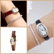 로이드 시계 어썸 오벌 클래식 가죽 여성 시계 OST 강릉점 당일출고