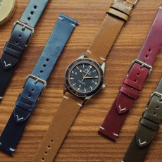 오일풀업 빈티지스트랩 18mm 19mm 20mm 21mm 22mm 툴워치 통가죽시계줄