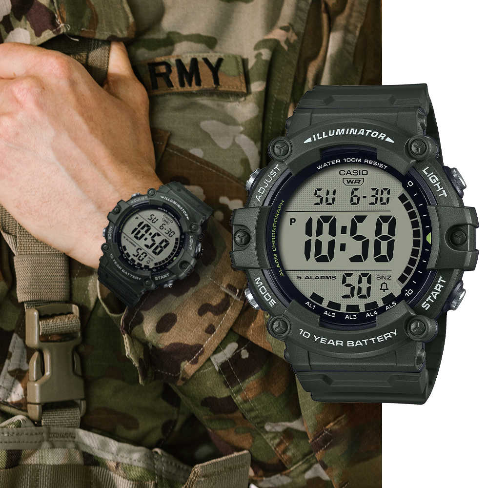 백화점AS가능 카시오 지샥 군인시계 아웃도어런닝 낚시 스포츠 군대 군용 전자시계 디지털
