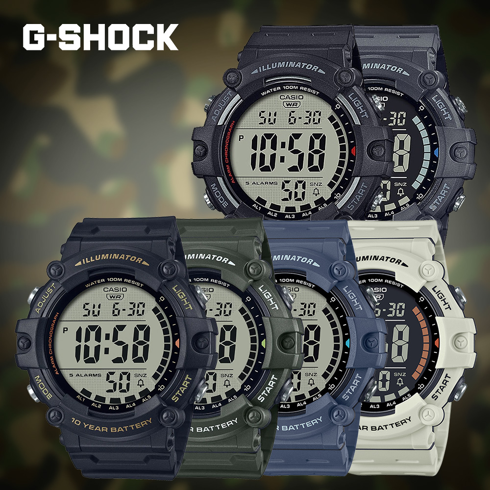백화점AS가능 카시오 지샥 군인시계 아웃도어런닝 낚시 스포츠 군대 군용 전자시계 디지털