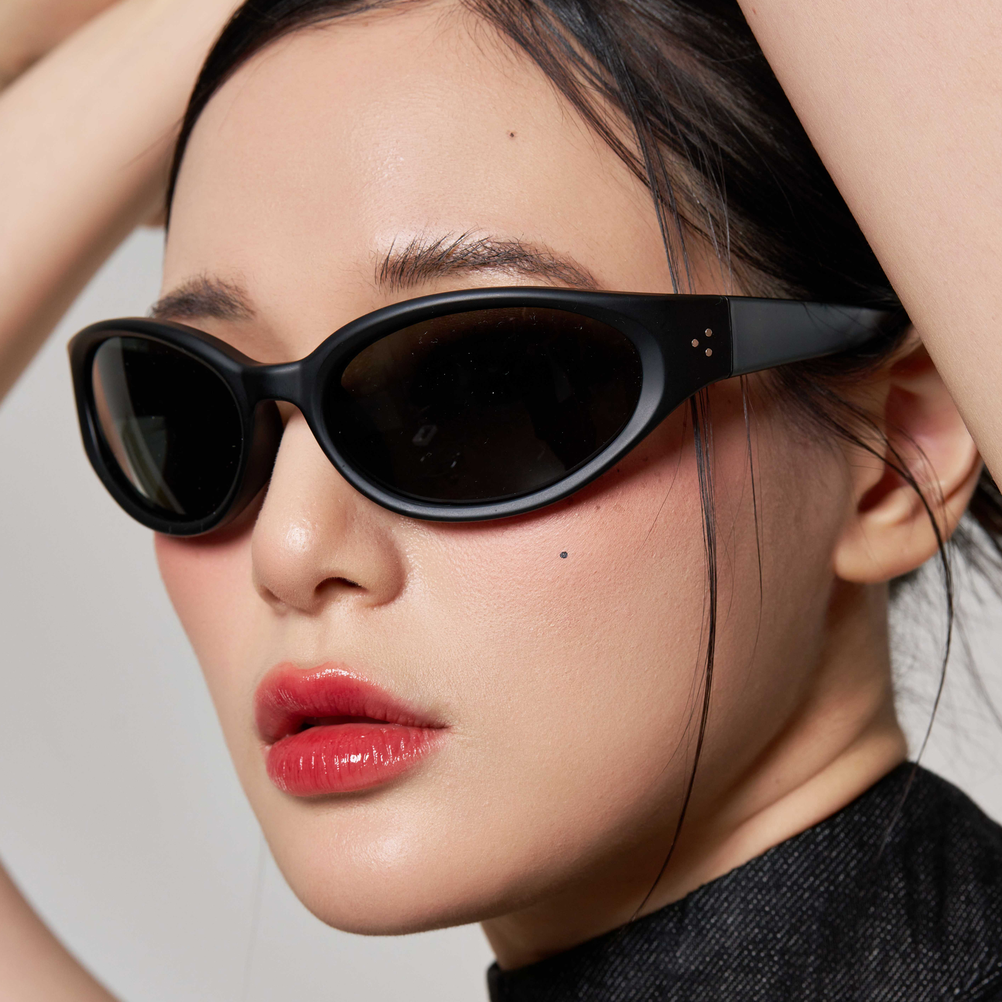 가벼운 고프코어 라이딩 패션 고글 러닝 선글라스 골프 뿔테