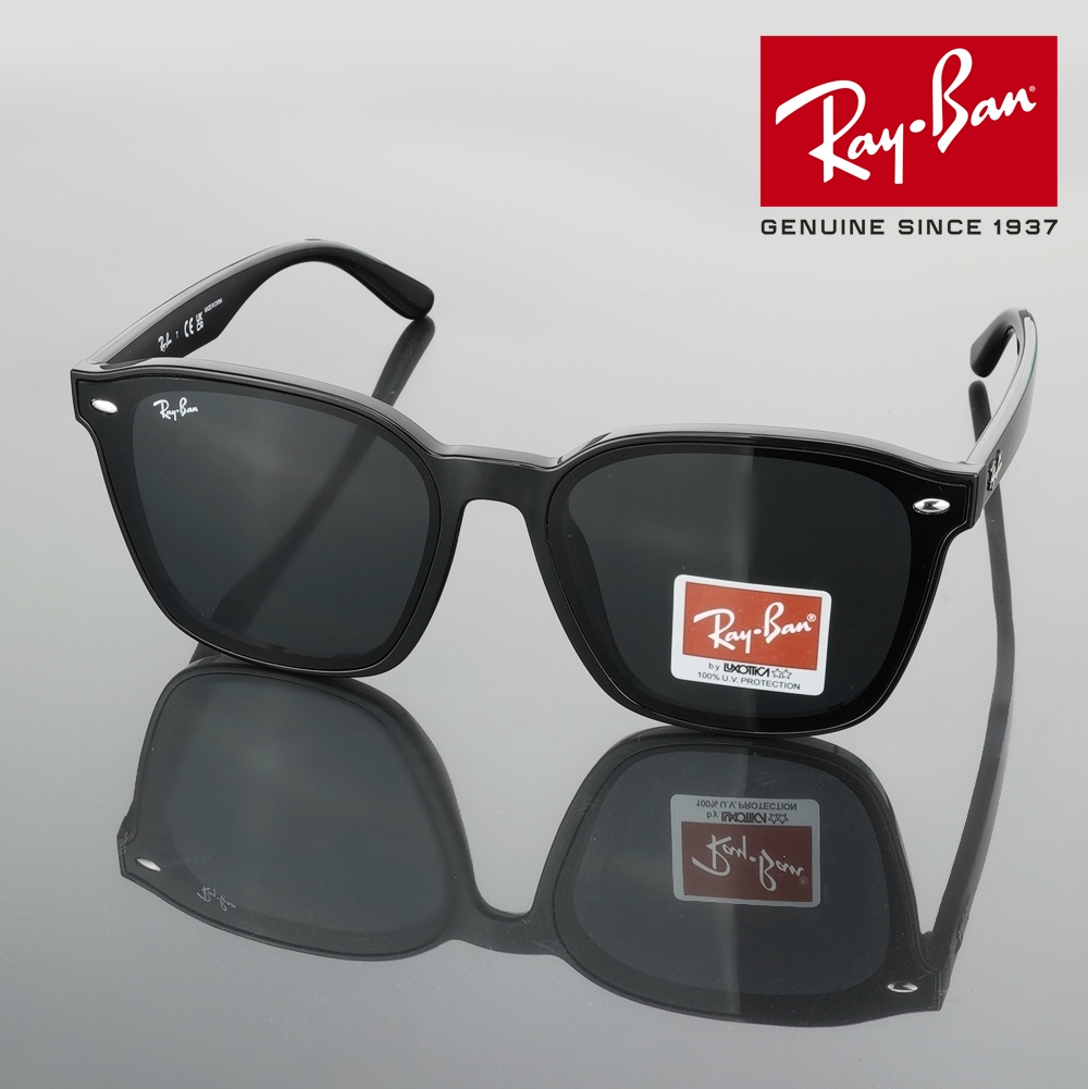 레이벤 RB4392D 블랙유광 틴트 연예인 선글라스 레이밴 남자 여자 선그라스