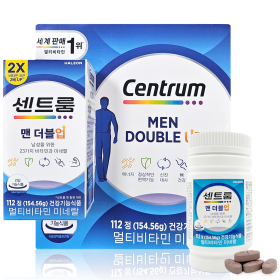 센트룸 포 맨 더블업 종합 멀티 비타민 112정 남성 대용량 영양제