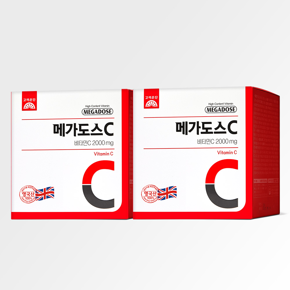 고려은단 메가도스C 비타민C 2000mg X 100포 (200g), 2개