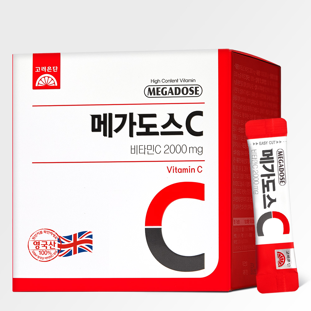 고려은단 메가도스C 비타민C 2000mg X 100포 (200g), 2개
