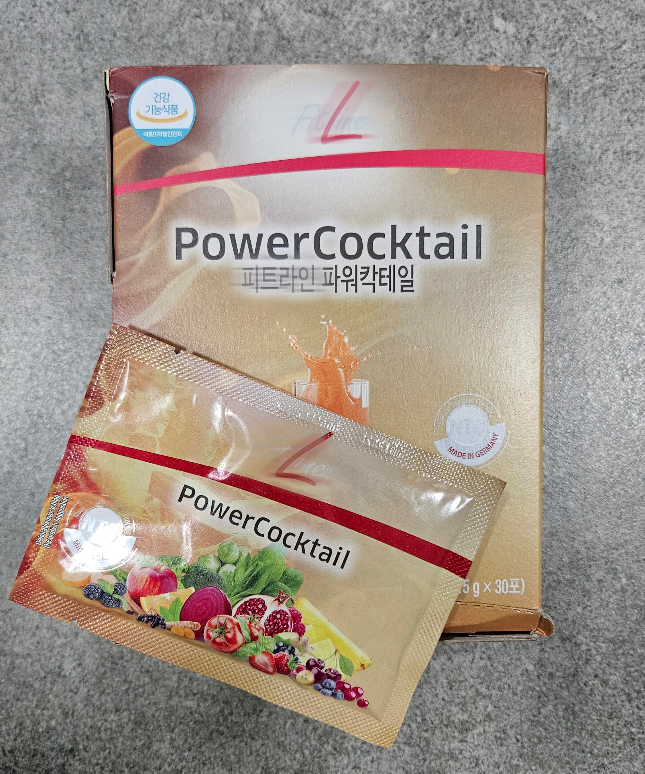 독일 PM쥬스 파워칵테일 15g 30포, 1개