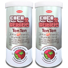 한미약품 텐텐 영양제 멀티비타민 100정 2개 어린이 청소년 대용량 텐텐맛