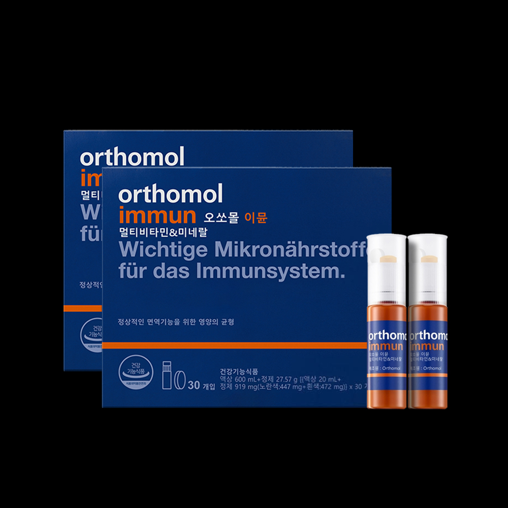 오쏘몰 이뮨 오쏘뮬 샷 마시는 비타민 올인원영양제 30일 30개