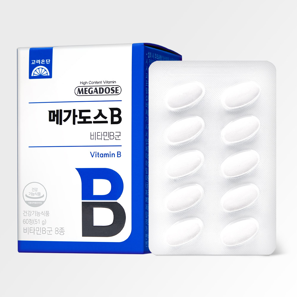 고려은단 메가도스B 비타민B 컴플렉스 60정, 3개 (6개월분)